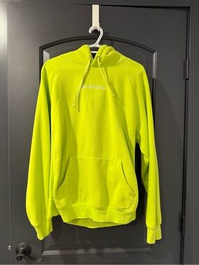 40s & Shorties Lime Green Highlighter Hoodie